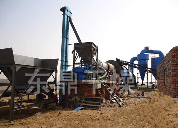 煤泥烘干設備準備發(fā)貨,煤泥烘干機發(fā)貨現場